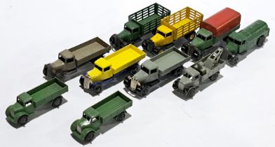 Dinky, an unboxed 22,25 & 30 series group