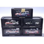 Minichamps a mixed group of 1/43 scale Police Vehicles. Conditions generally appear Near Mint in ...