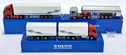 Conrad, a boxed 1:50 scale Volvo truck, trailer & tanker group