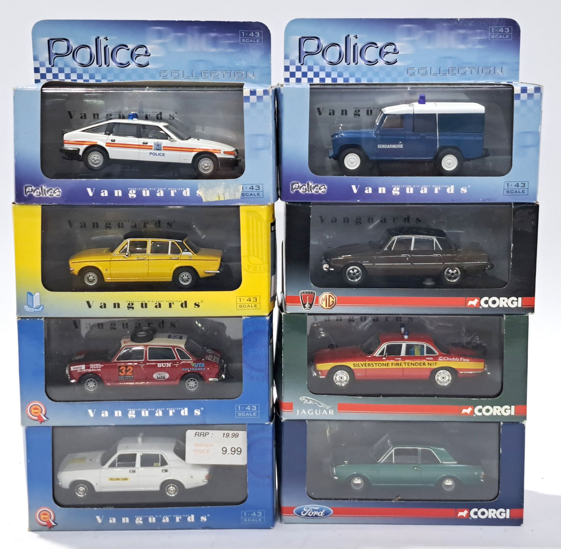 Lledo/Corgi Vanguards, a boxed Vehicle/Diorama group. Contents appear Near Mint to Mint in Good t...