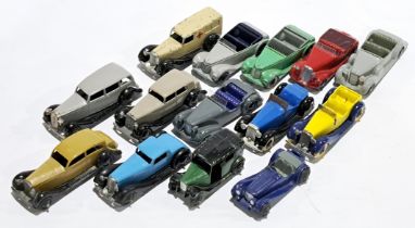 Dinky, an unboxed 30 & 36 series group