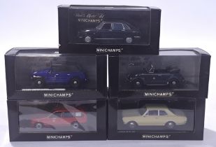 Minichamps a mixed group of 1/43 scale Vehicles. Conditions generally appear Near Mint in general...