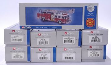 Corgi (Fire Rescue Series) - a boxed fire group. Conditions generally appear Excellent Plus in ge...