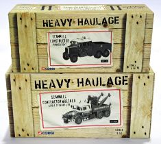 Corgi, a boxed 1:50 scale Heavy Haulage pair