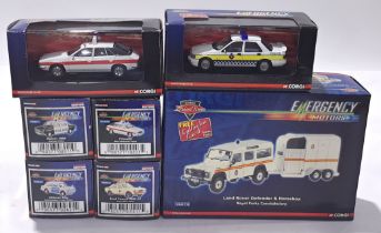 Corgi 'Drivetime Series' boxed group of 'Emergency Motors'. Conditions generally appear Excellent...
