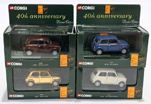 Corgi, a boxed Mini "40th Anniversary" group