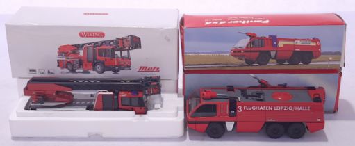 Wiking and 2 Rosenbauer, a mixed boxed Fire group. Not checked for completion. Conditions general...