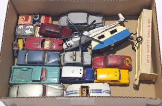 Dinky, a mixed unboxed play worn group. Conditions generally appear Fair to Excellent.