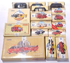 Corgi Classics a mixed boxed Fire Engine related group and similar. Conditions generally appear E...