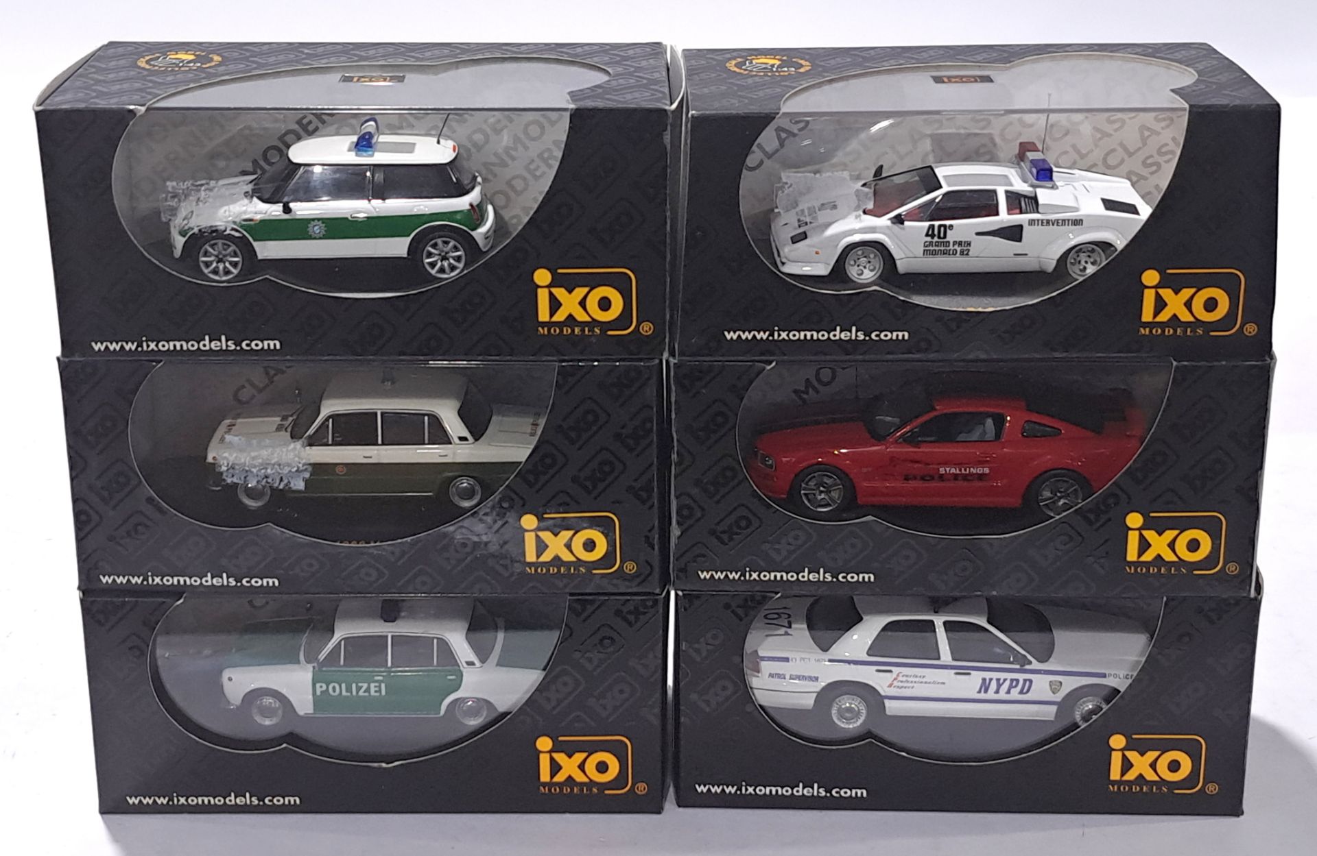 IXO, a boxed Police group. Conditions generally appear Near Mint in generally Excellent boxes.