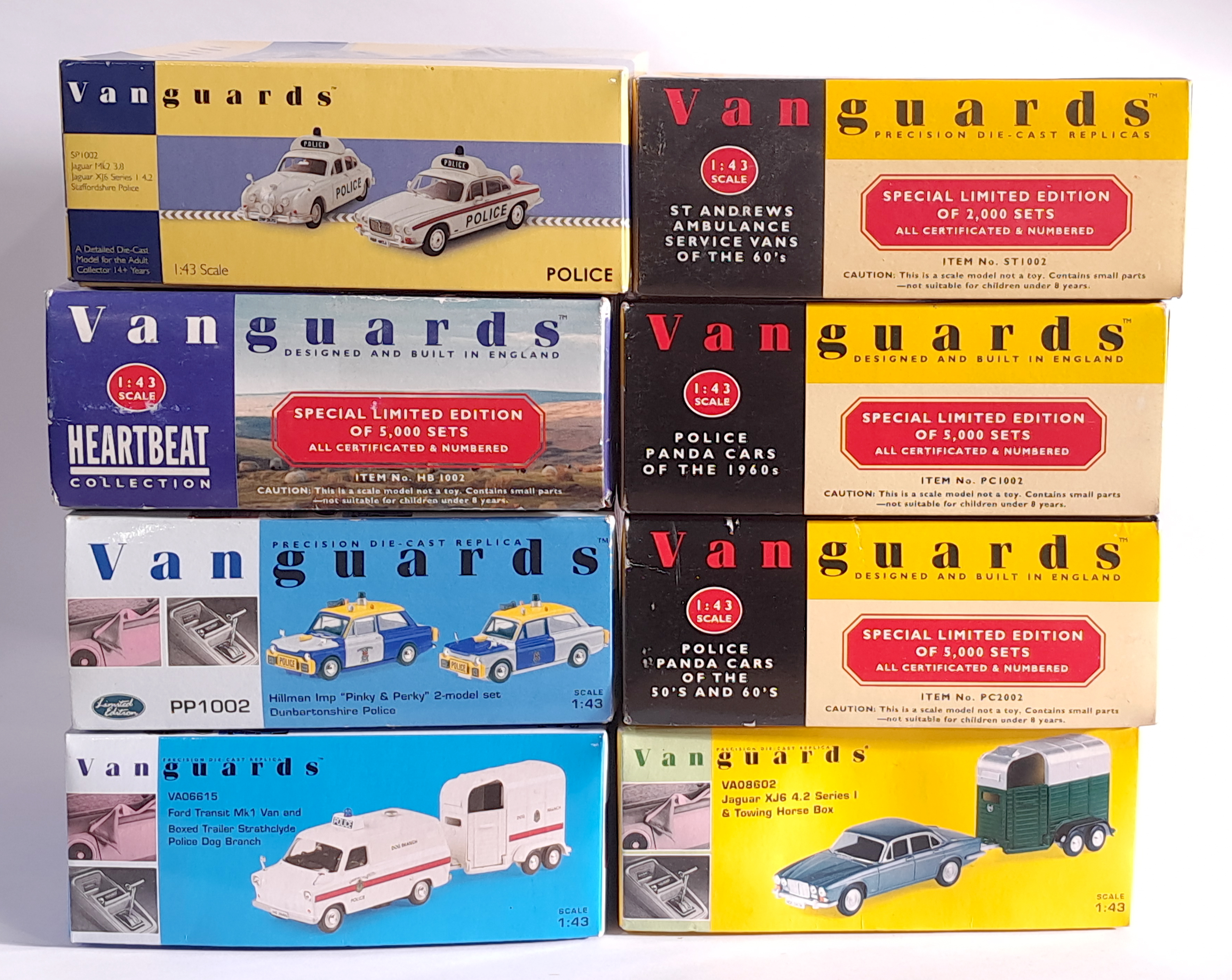 Lledo Vanguards, a boxed Vehicle group. Contents appear Near Mint to Mint in Good to Excellent bo...