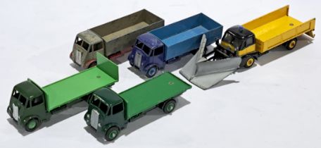 Dinky, an unboxed Guy Truck & Snow Plough group
