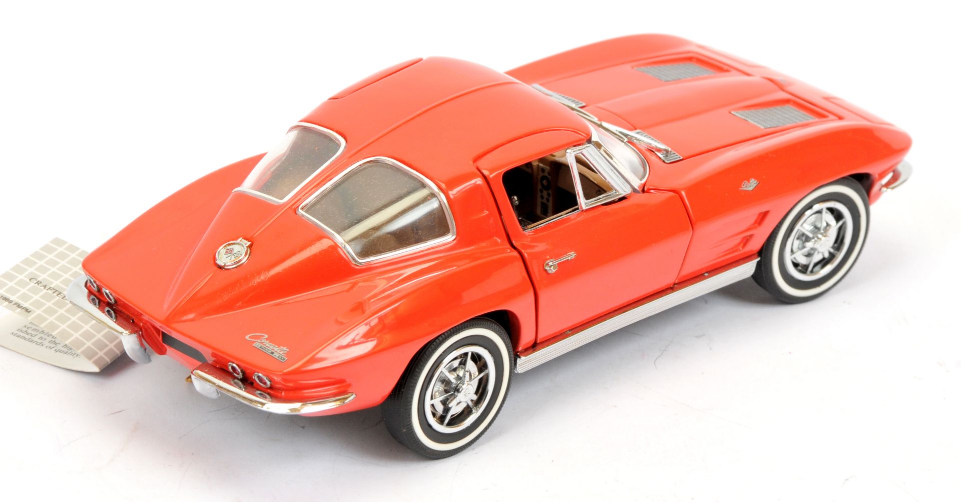 Franklin Mint B11PX67 1/24th scale 1963 Corvette Stingray with FM Certificate of Authenticity - N... - Image 2 of 2