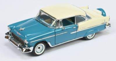 Franklin Mint B11UX30 1/24th scale 1955 Chevrolet 'Bel Air' with FM Certificate of Authenticity -...
