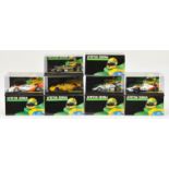 Ayrton Senna Racing Car Collection 1/43rd scale group (1) Lotus 97 Renault Turbot 1985 (2) Penske...