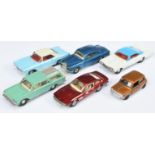 Dinky - a group of 1/42 and 1/43 scale loose model cars including 158 Rolls Royce Silver Shadow, ...