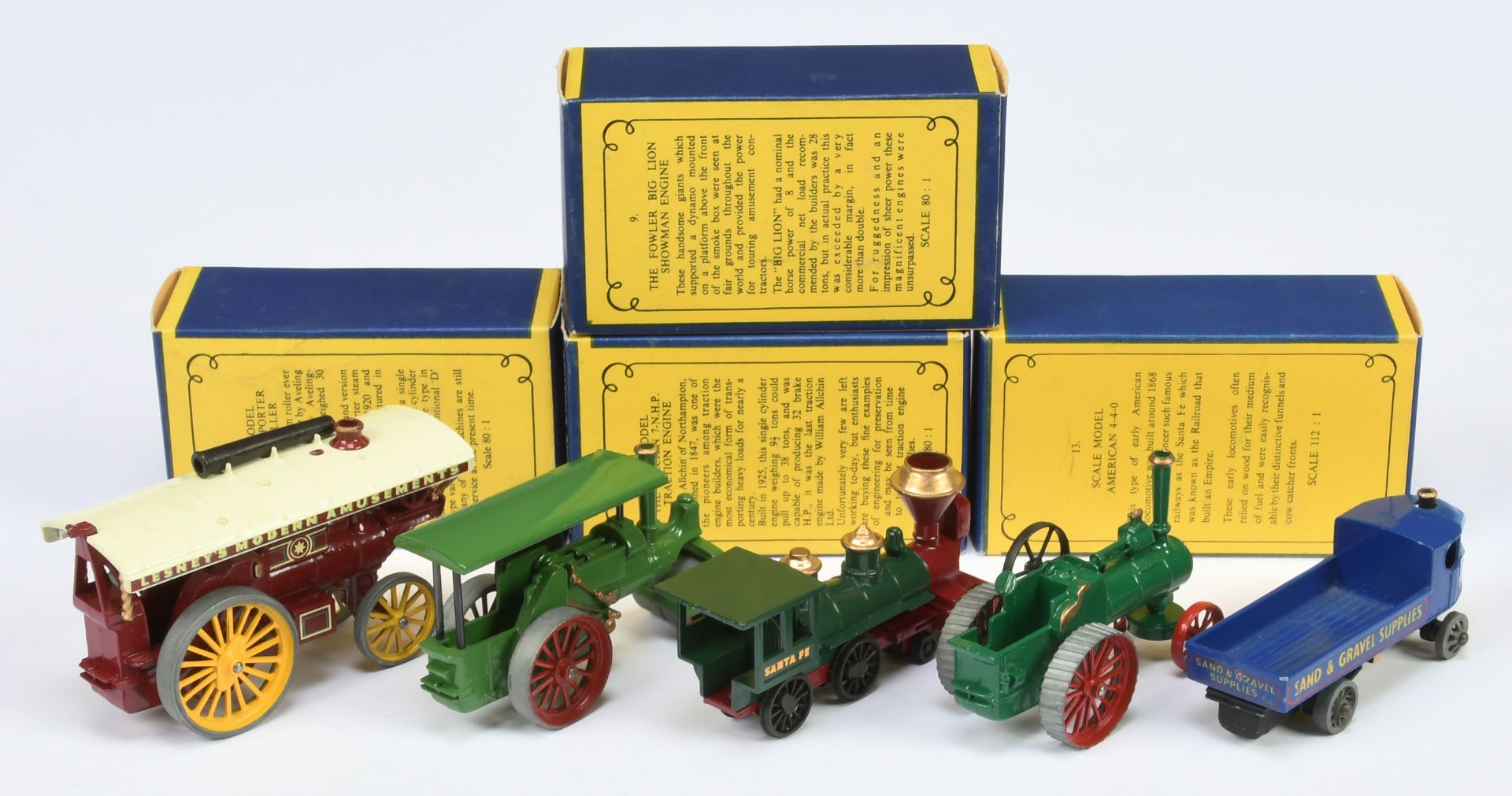 Matchbox Models of Yesteryear group to include Y1 Allchin Traction Engine - green, gold boiler do... - Image 2 of 2