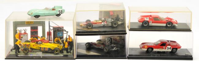 Mixed 1/43rd scale Lotus related group to include Spark S0263 Lotus 62 Brands Hatch 1969; Kyosho ...