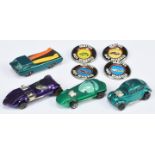 Mattel Hot Wheels Redline unboxed group (1) Deora - blue with surfboards (2) Custom Volkswagen - ...