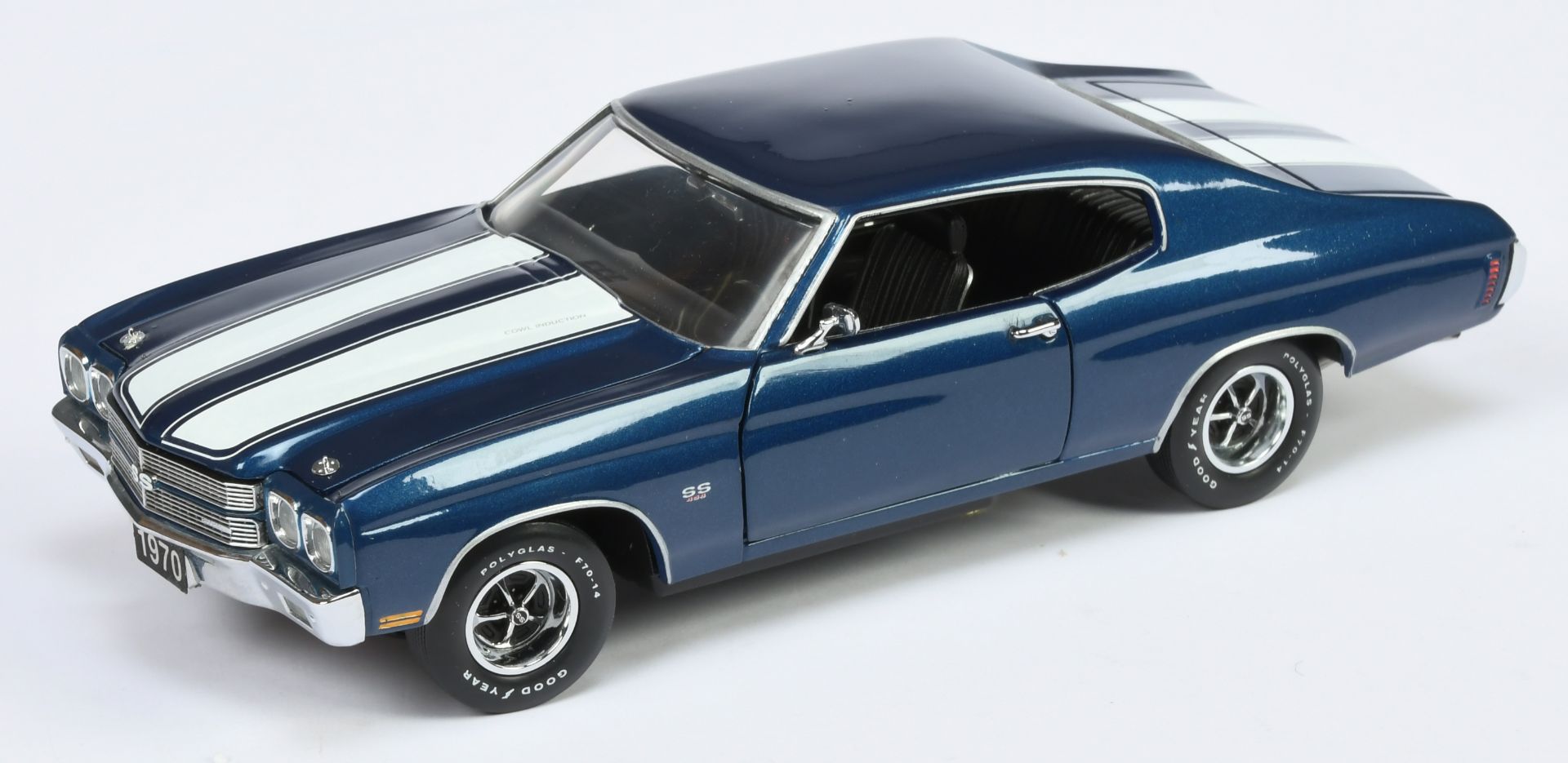 Franklin Mint B11WA34 1/24th scale 1970 Chevrolet Chevelle with FM Paperwork - Near Mint to Mint ...
