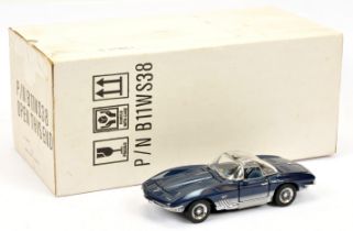 Franklin Mint B11WS38 1/24th scale 1965 Corvette Mako Shark with FM Certificate of Authenticity -...