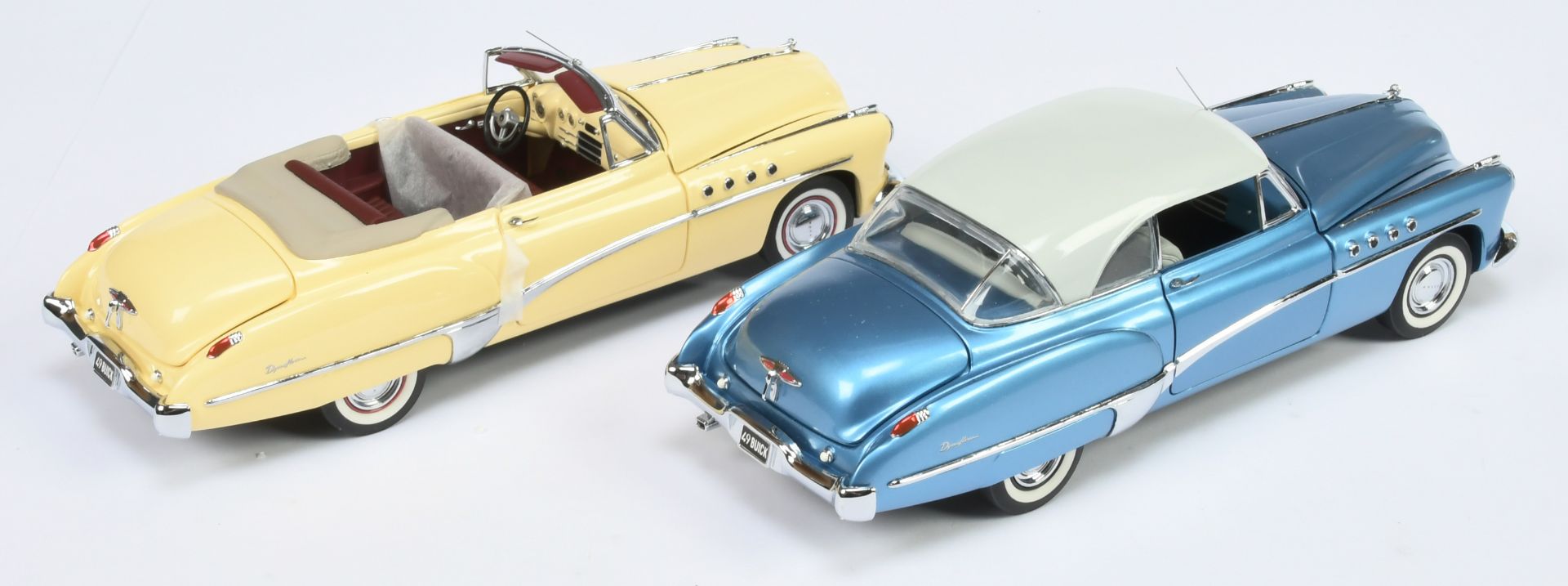 Franklin Mint 1/24th scale pair (1) B11TL08 1949 Buick Roadmaster, (2) B11UB76 1949 Buick Roadmas... - Image 2 of 2