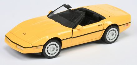 Franklin Mint B11RD27 1/24th scale 1986 Corvette ZRI convertible - Near Mint to Mint in generally...