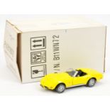 Franklin Mint B11WN72 1/24th scale 1975 Corvette convertible with FM Certificate of Authenticity ...