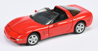 Franklin Mint B11WW95 1/24th scale 1997 Corvette with FM Certificate of Authenticity - Near Mint ...