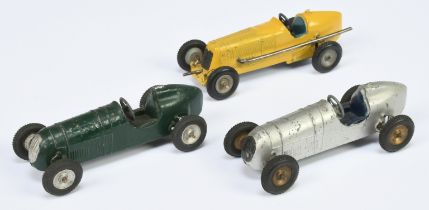 Scamold - a group of loose Racing Car models.  Condition - Fair - see photo. (3)