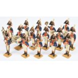 Britain/Similar Napoleonic Marching Band Figures x15 