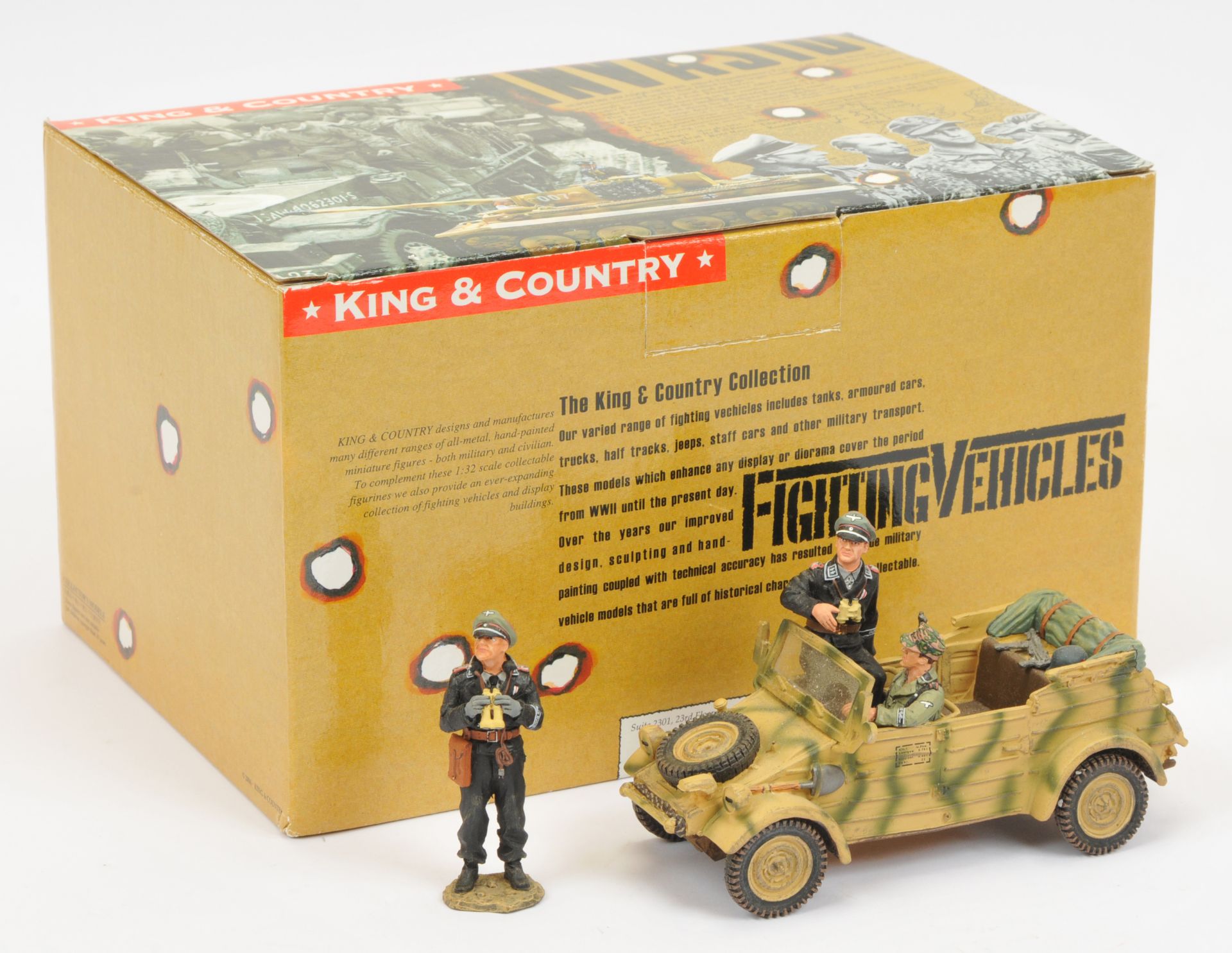 King & Country WWII German Forces Normandy Kublewagen