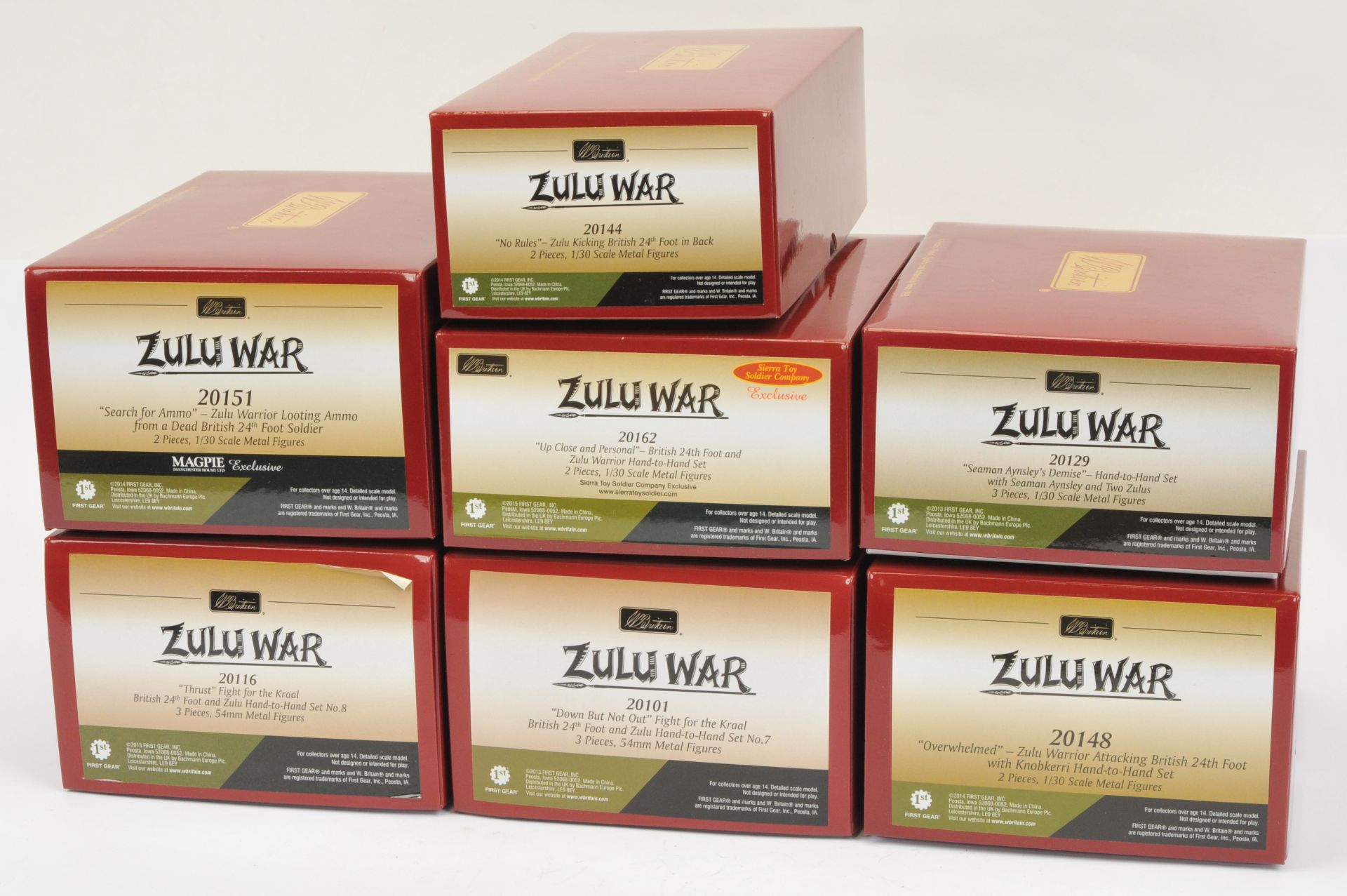 Britain Zulu War Figures Sets x7