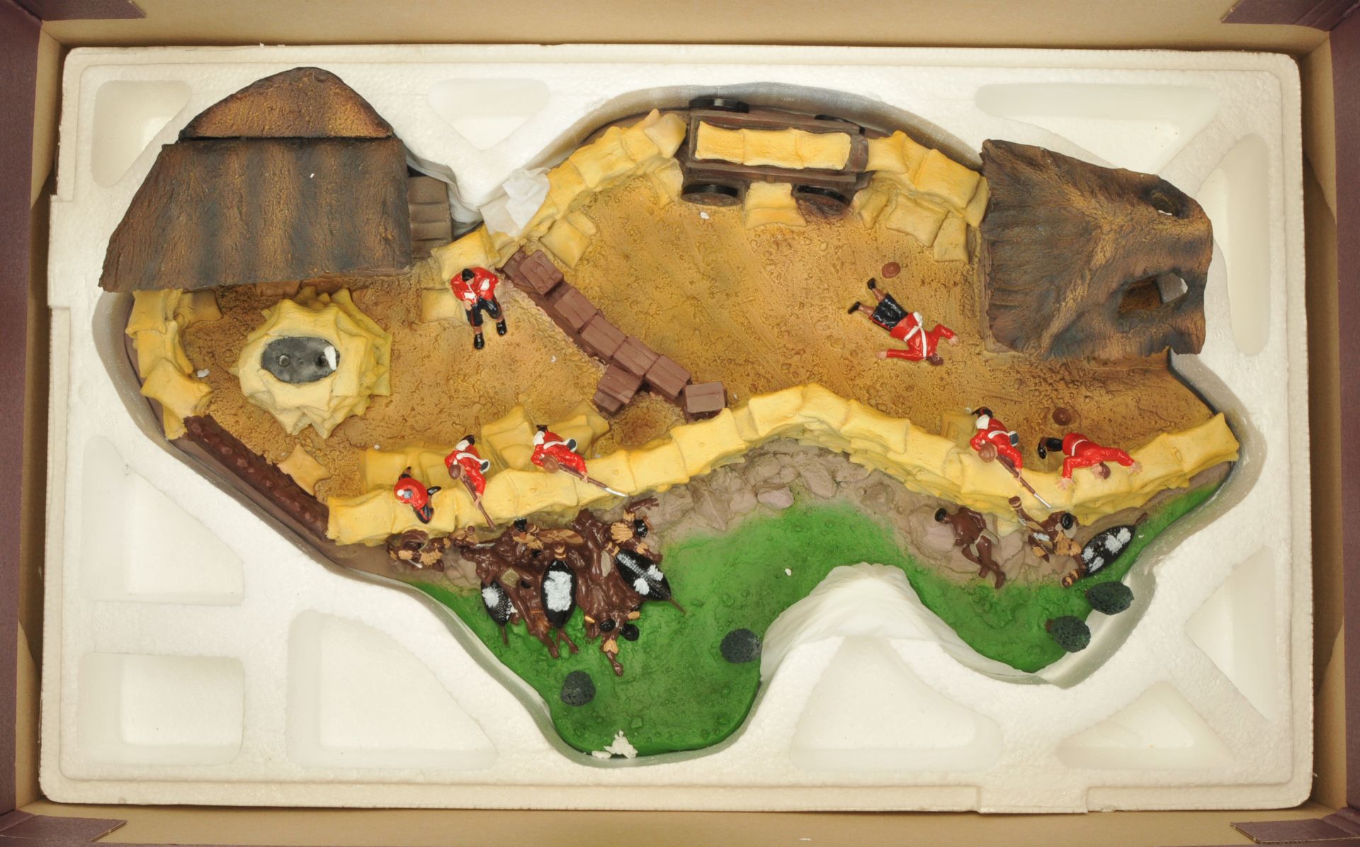 Britains Zulu War - Set 5198 -  'Rorke's Drift - 1879' Diorama - Image 3 of 3