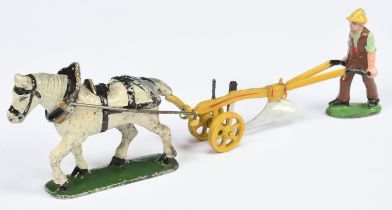 Wend-Al Toys - Horse-Drawn Plough and Figure
