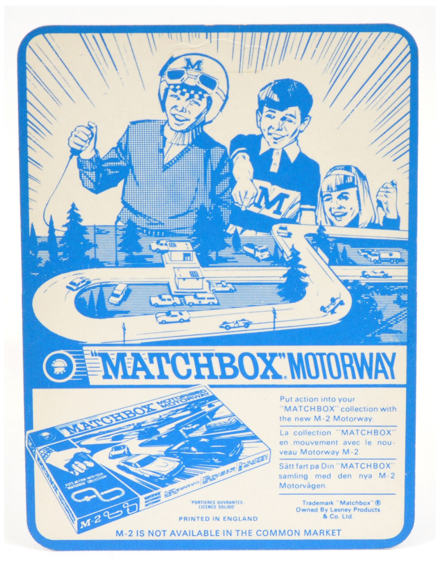 Matchbox Printers Sample North American Market Blister Pack Backing Card for 47c DAF Tipper Conta... - Bild 2 aus 2