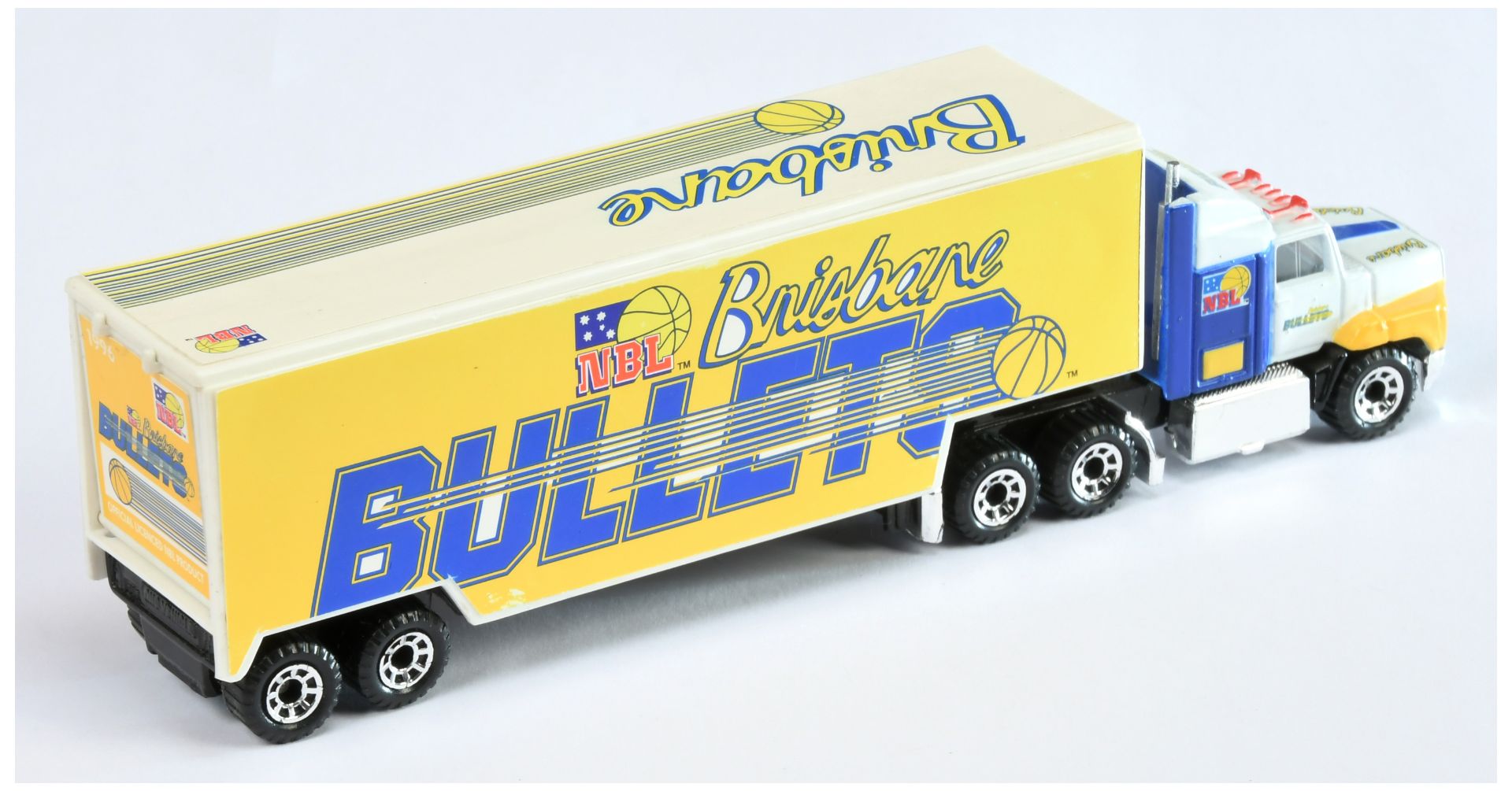 Matchbox Superfast Convoy Series Ford Aeromax FACTORY PRE-PRODUCTION COLOUR TRIAL "BRISBANE BULLETS" - Image 2 of 2