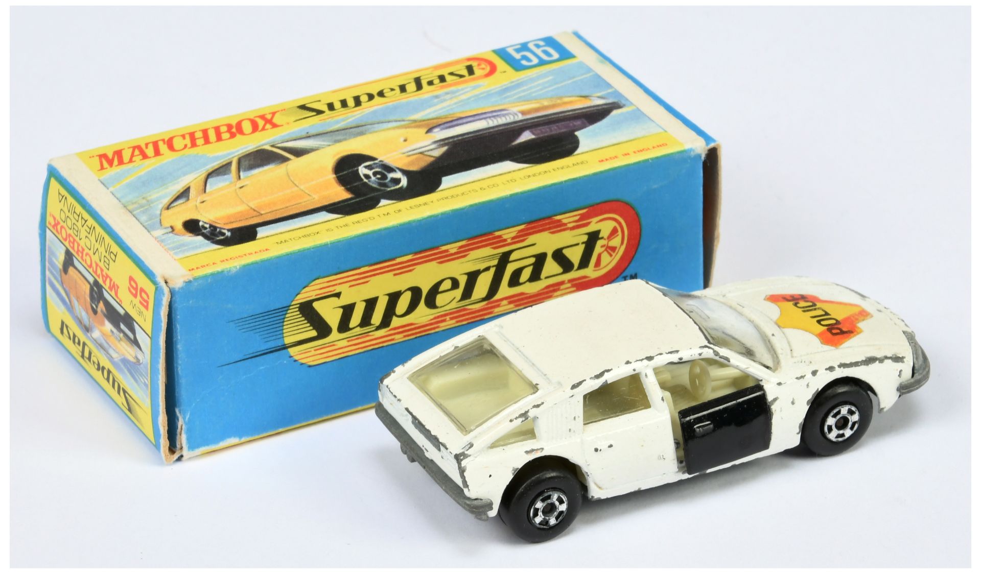 Matchbox Superfast 56a BMC Pininfarina MADE IN BRAZIL ISSUE - Image 2 of 3