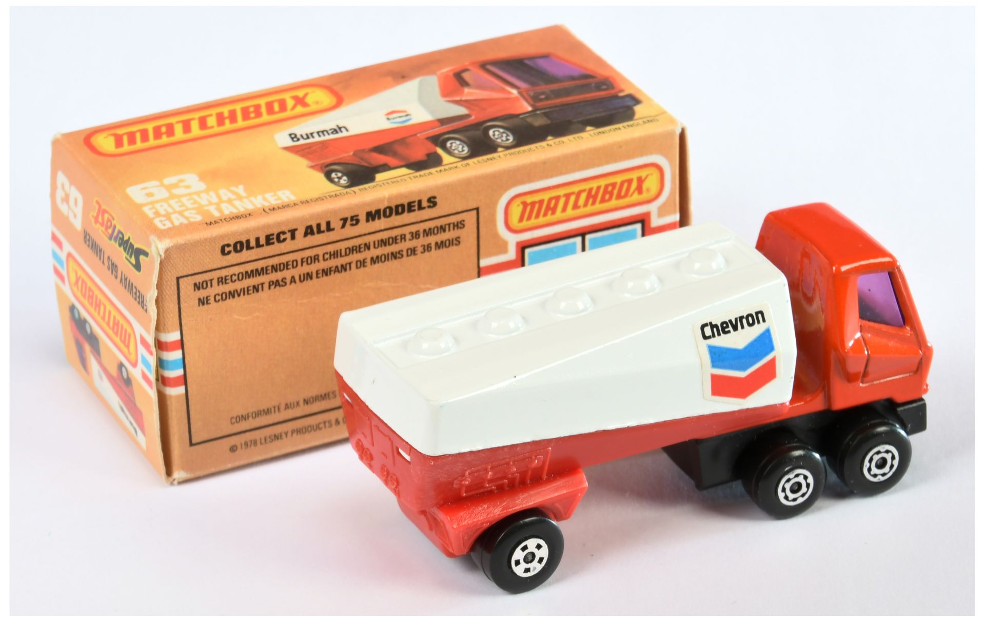 Matchbox Superfast 63b Freeway Gas Tanker Twin Pack Issue "Chevron" - Bild 2 aus 3