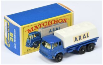 Matchbox Regular Wheels 25c Bedford TK Aral Tanker