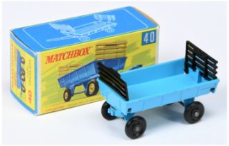 Matchbox Regular Wheels 40c Hay Trailer Twin Pack Issue