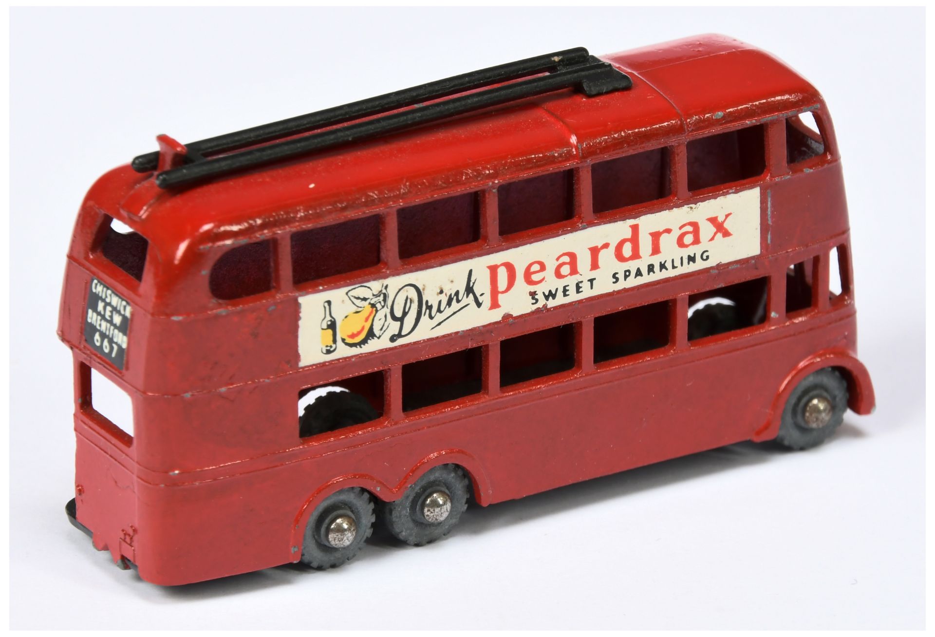 Matchbox Regular Wheels 56a London Trolleybus Black Poles - Image 2 of 3