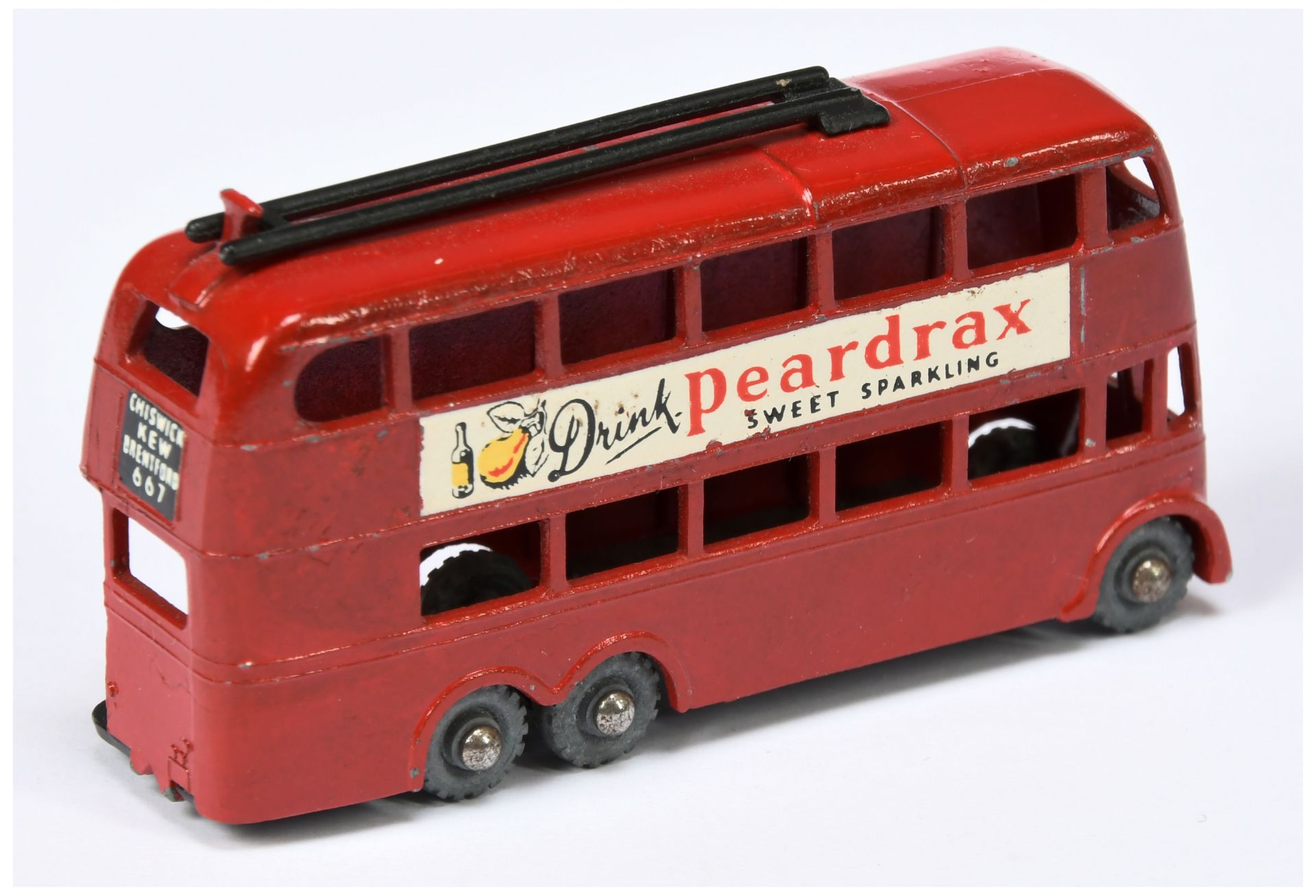 Matchbox Regular Wheels 56a London Trolleybus Black Poles - Bild 2 aus 3