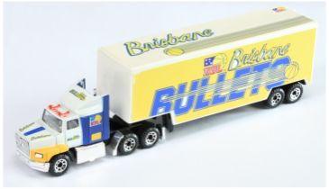 Matchbox Superfast Convoy Series Ford Aeromax FACTORY PRE-PRODUCTION COLOUR TRIAL "BRISBANE BULLETS"