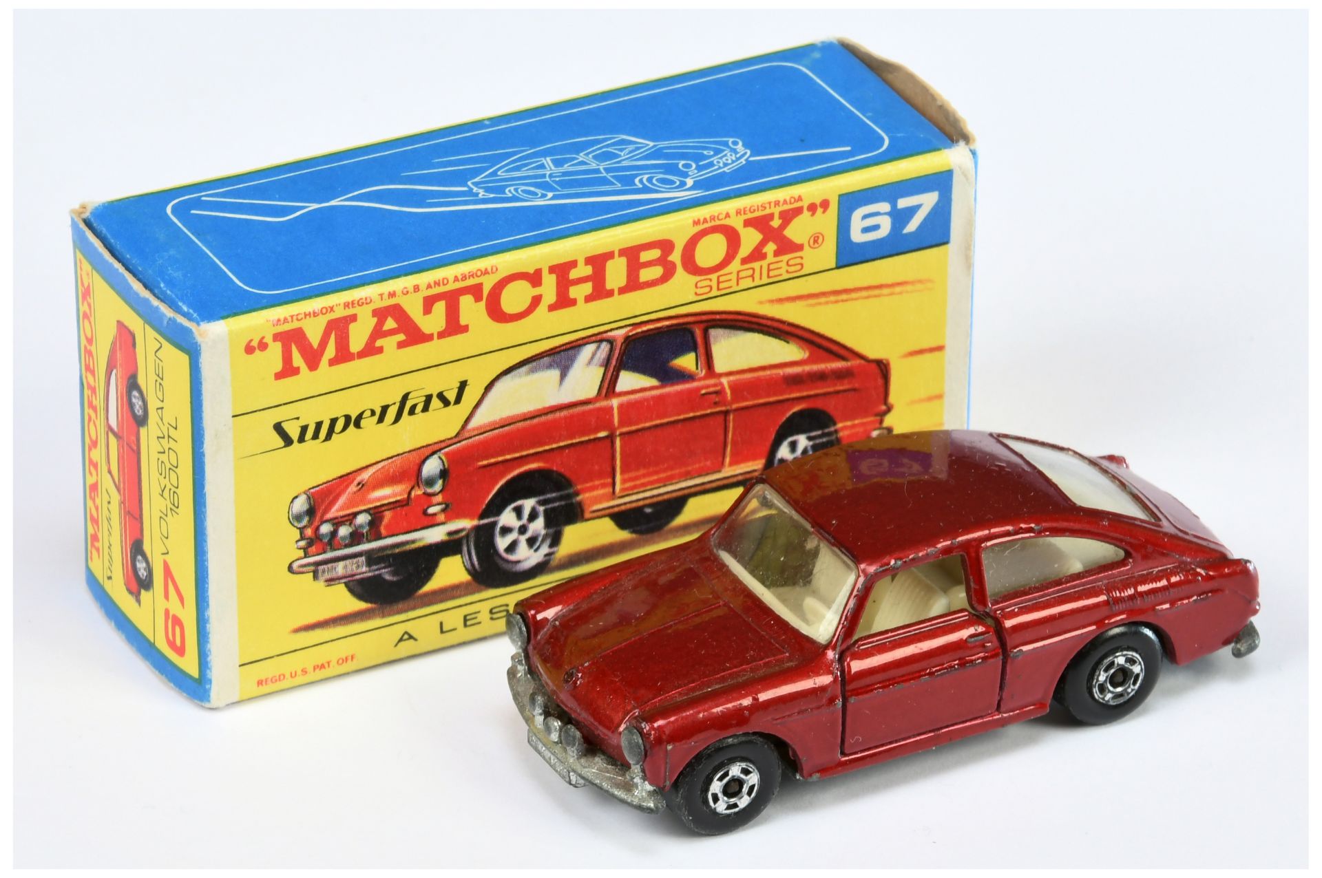 Matchbox Superfast 67a VW 1600TL MADE IN BRAZIL ISSUE