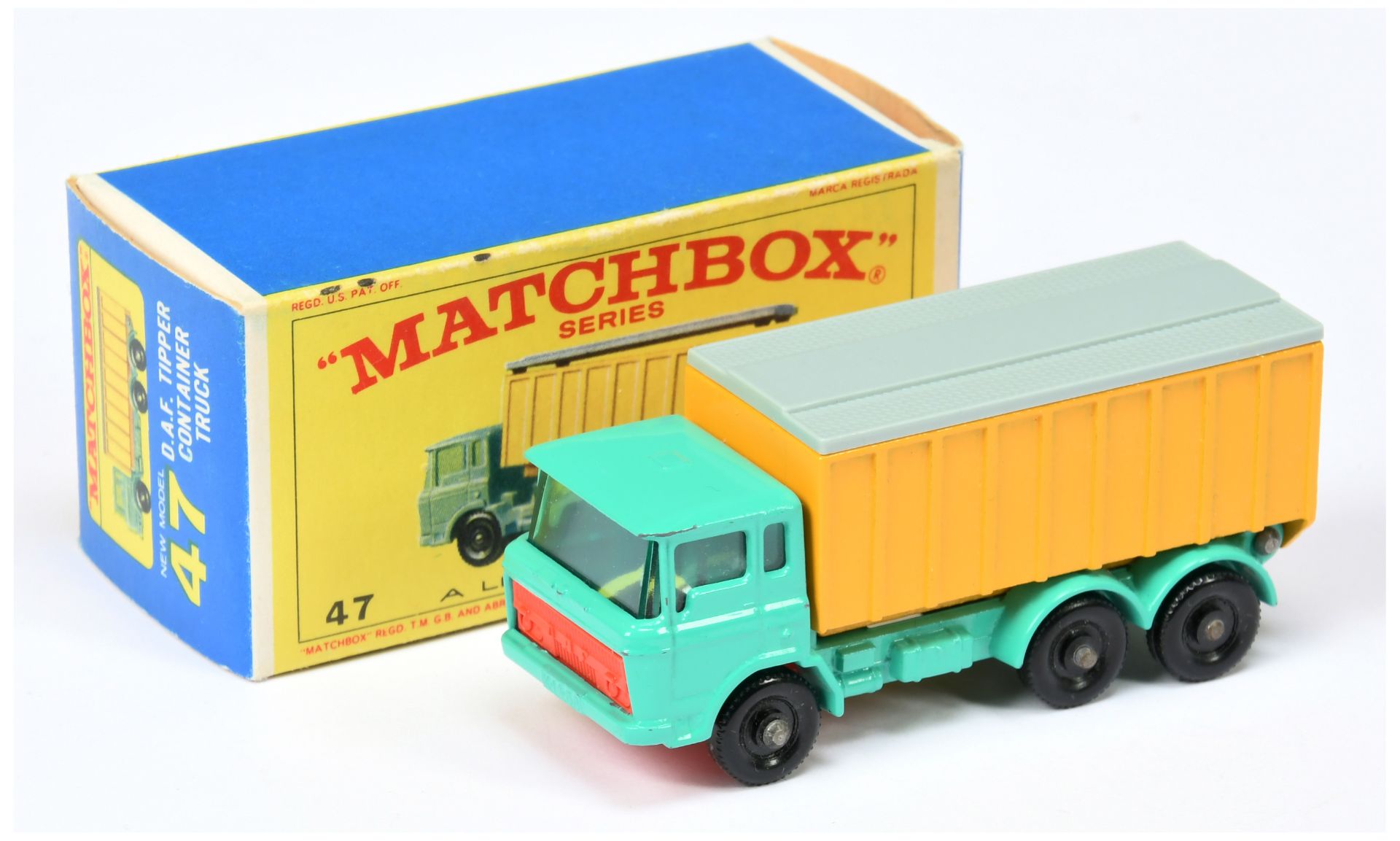 Matchbox Regular Wheels 47c DAF Container Truck