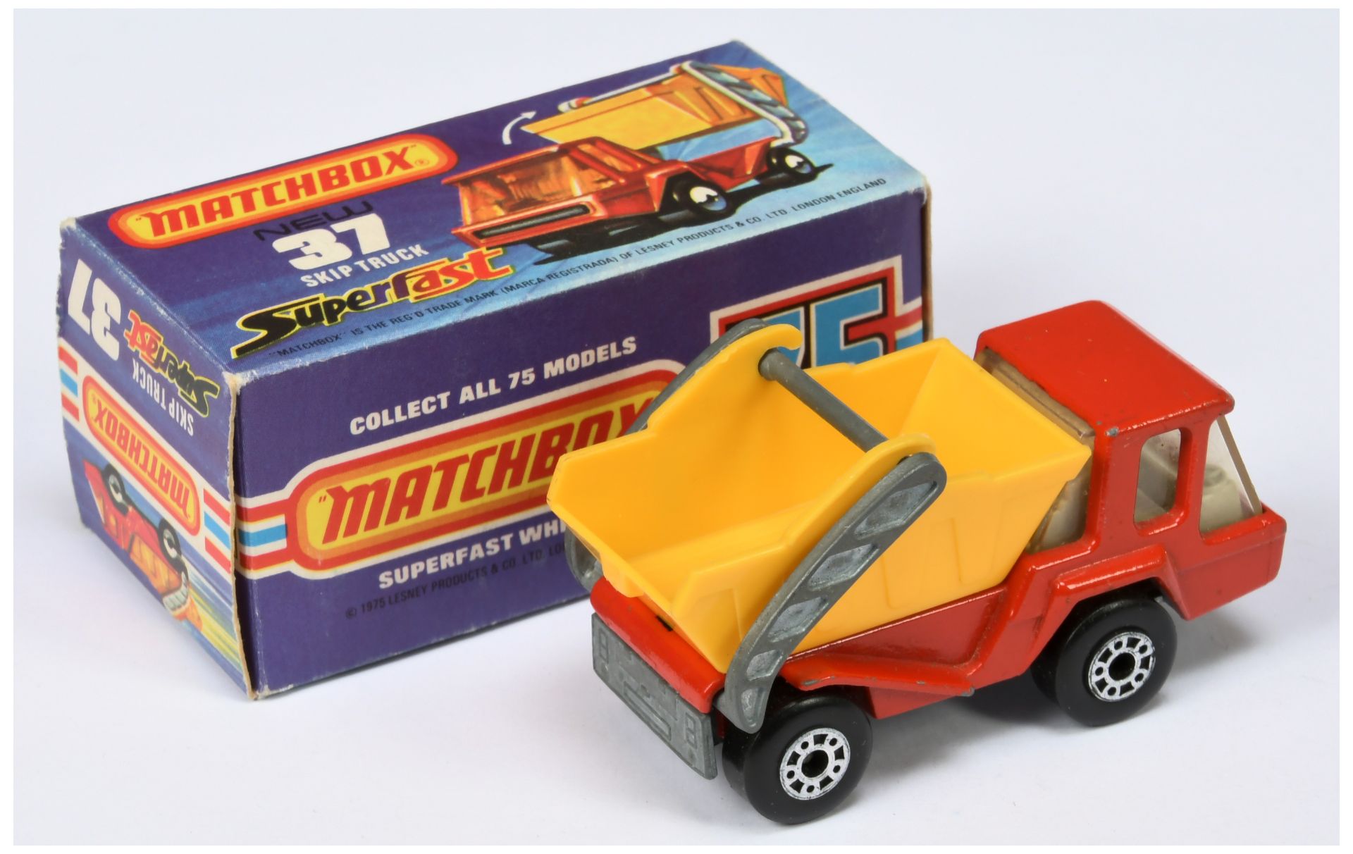 Matchbox Superfast 37c Skip Truck MADE IN BRAZIL ISSUE - Image 2 of 3
