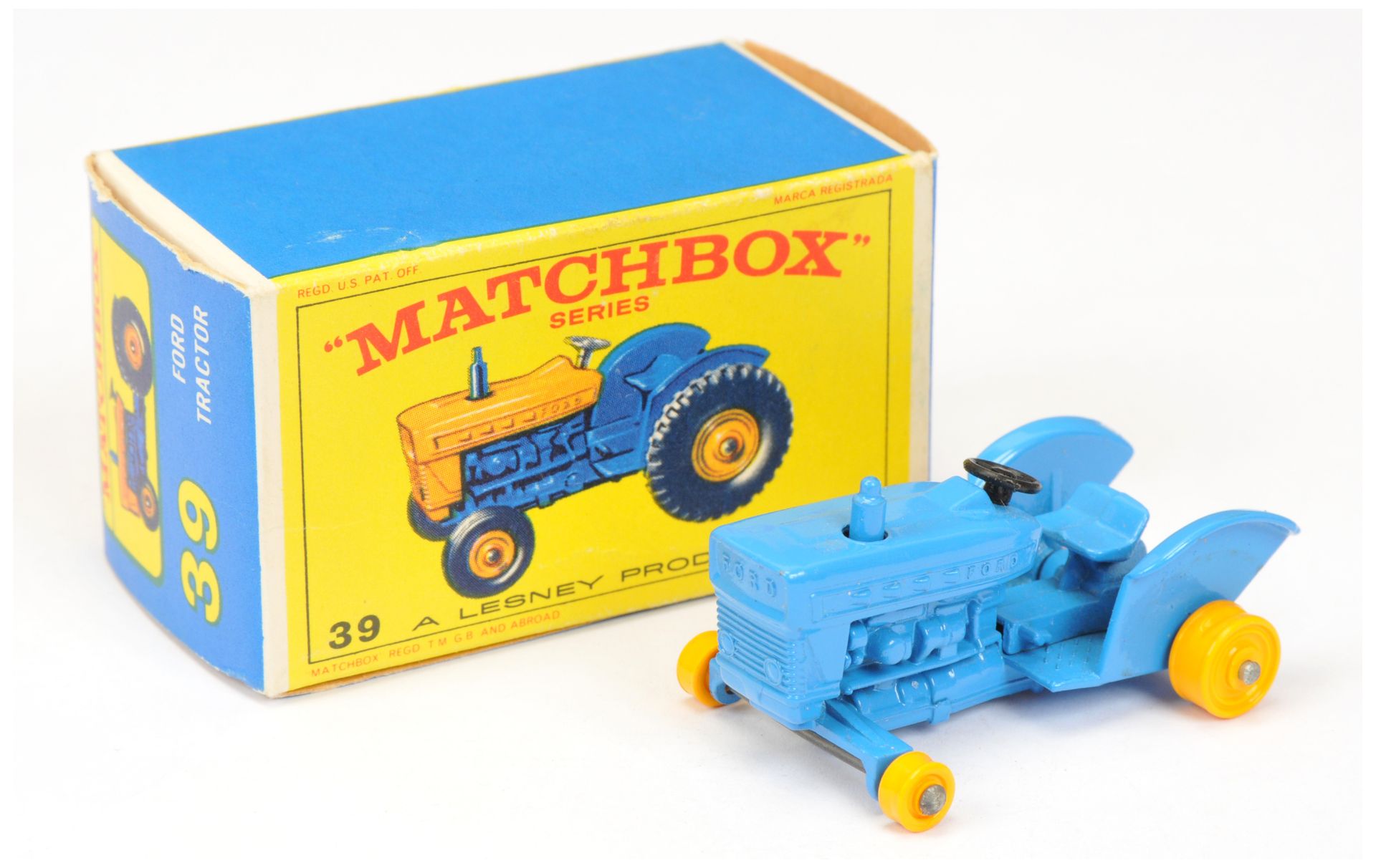 Matchbox Regular Wheels 39c Ford Tractor