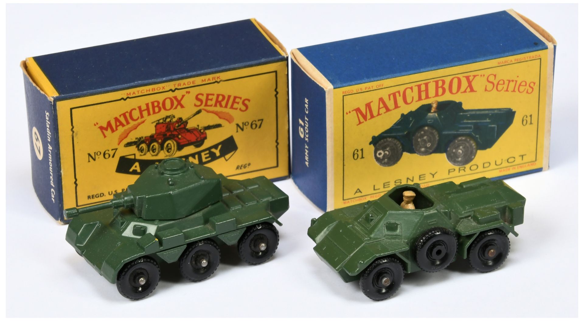 Matchbox Regular Wheels Pair of Military Vehicles