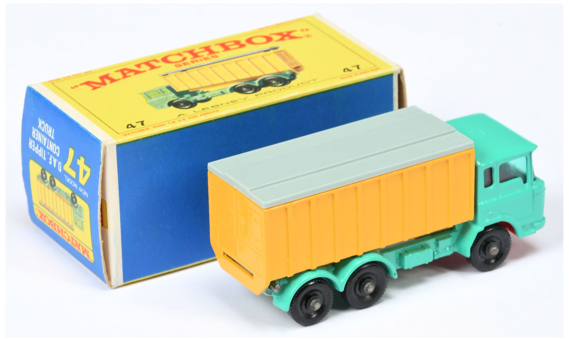 Matchbox Regular Wheels 47c DAF Container Truck - Image 2 of 3